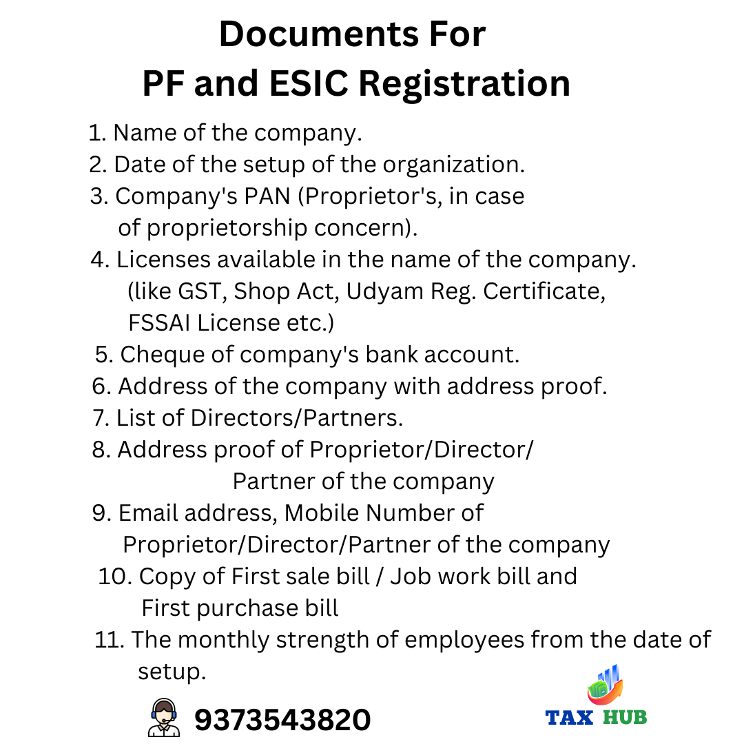 PF and ESIC Registration